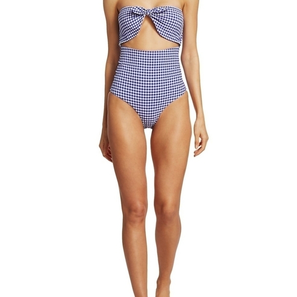 New Onia Marie Tie front One-Piece Swimsuit - Picture 7 of 7